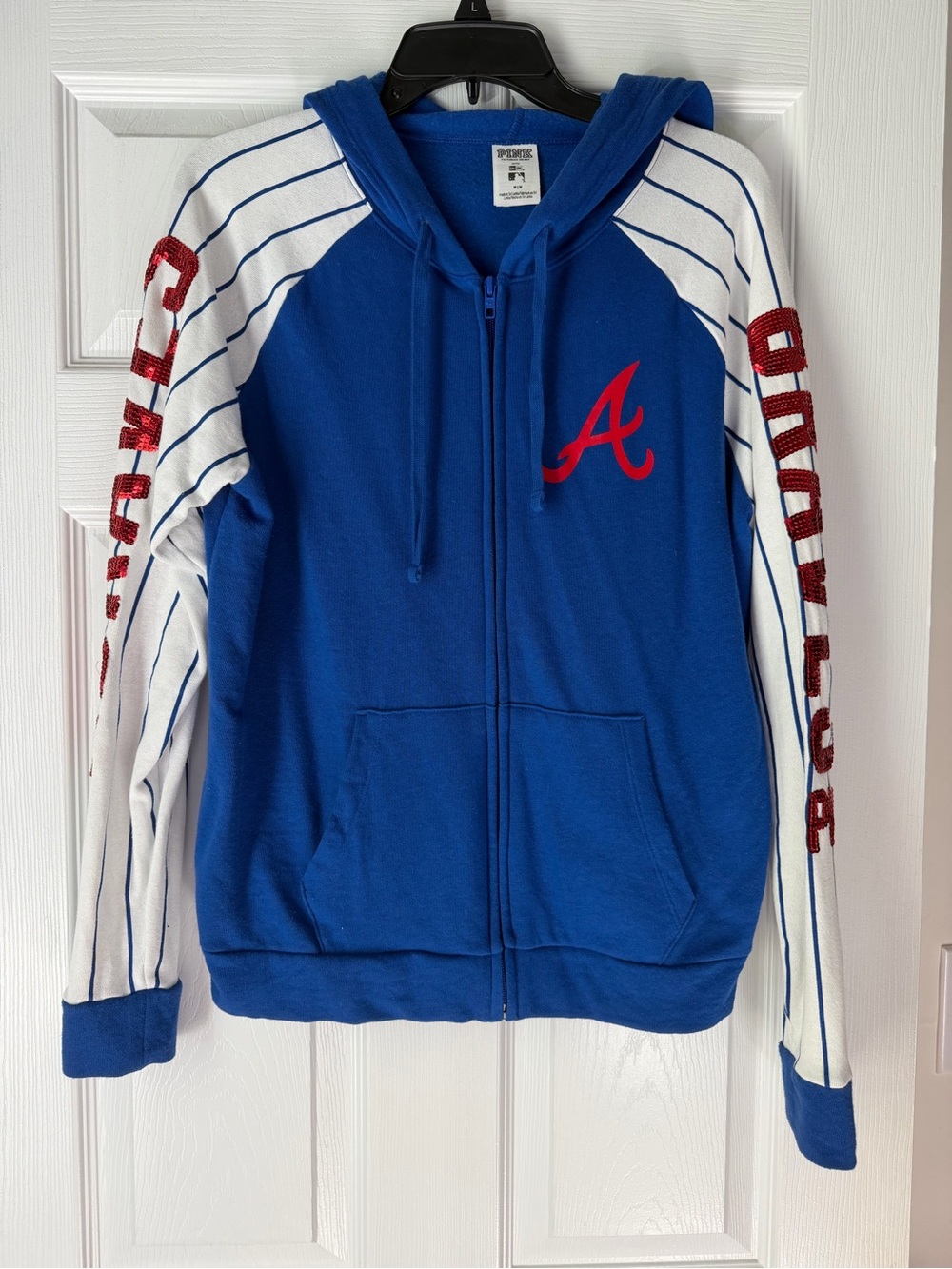 Women’s PINK Atlanta Braves Hooded Zip Jacket